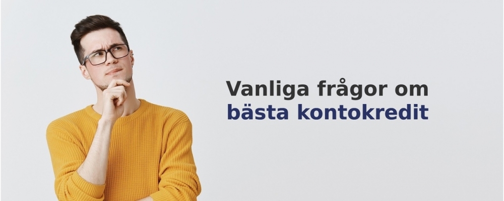 vanliga frågor om Kontokredit
